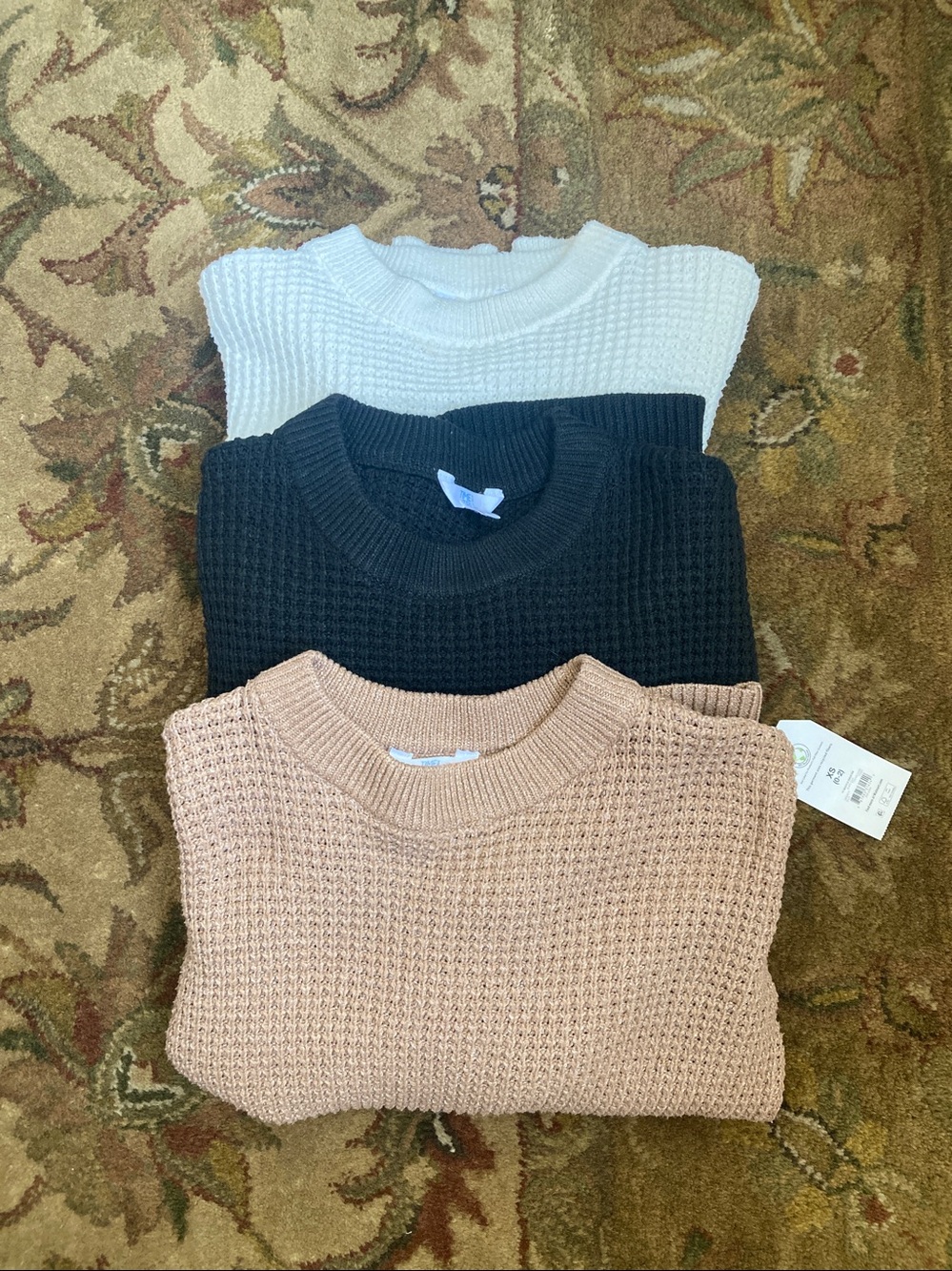 NWOT!  Set of 3 Combo Colors Time and Tru Sweaters.